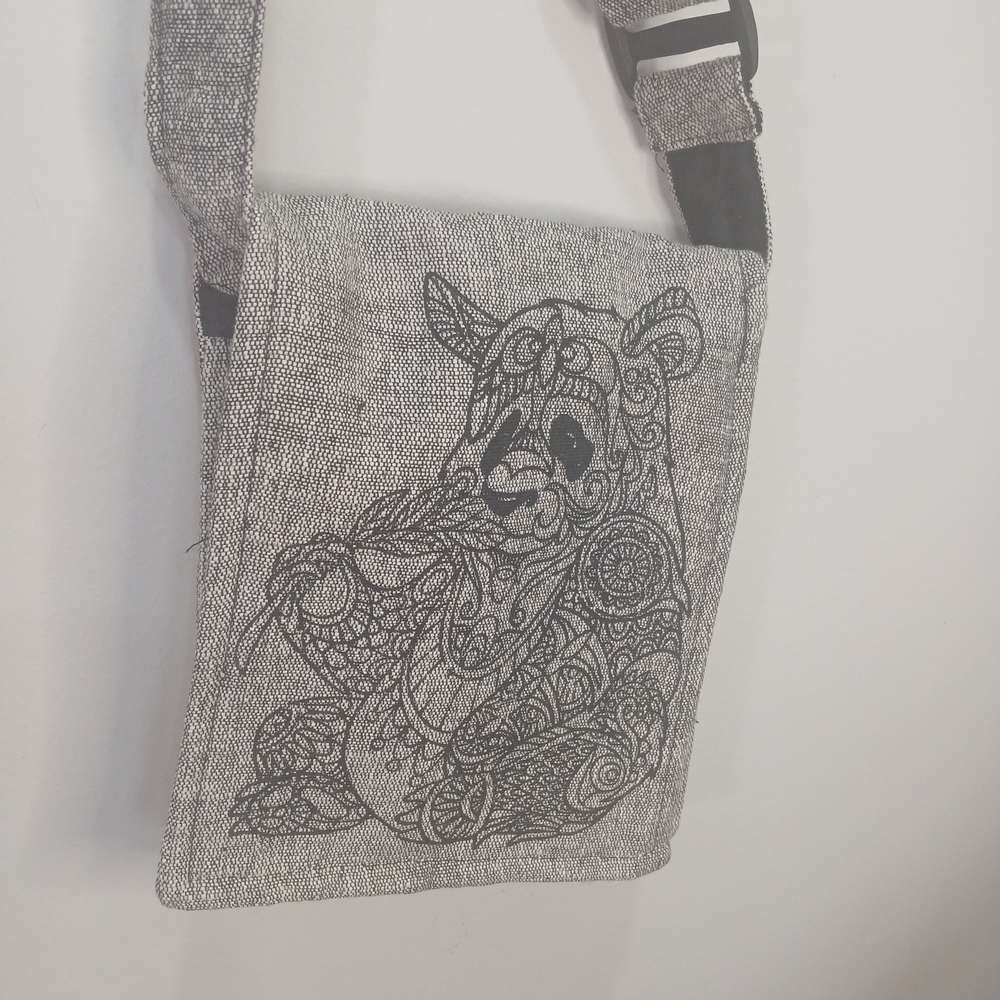Kathmandu Black and Gray Men's Messenger Bag